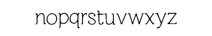 Celestial_Serif Font LOWERCASE