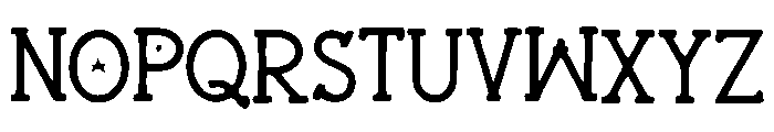 Celestial_Star Font UPPERCASE