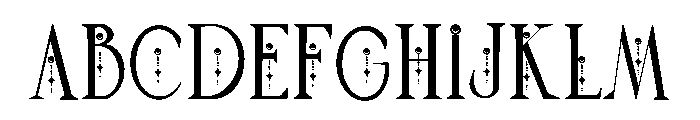 Celestial Witch Font UPPERCASE