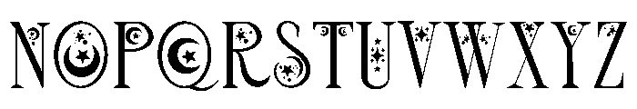 Celestial pair Font UPPERCASE