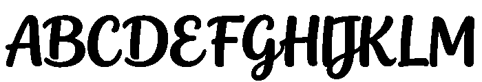 Celestina Regular Font UPPERCASE