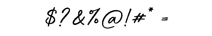 Celestine Scription Font OTHER CHARS