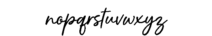 Celestine Scription Font LOWERCASE