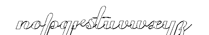 CelestineHand Font LOWERCASE