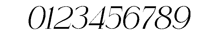 Celestira Italic Font OTHER CHARS