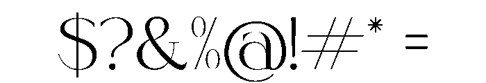 Celestira Regular Font OTHER CHARS