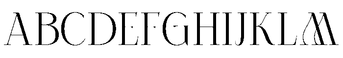 Celestira Regular Font UPPERCASE