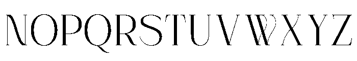 Celestira Regular Font UPPERCASE