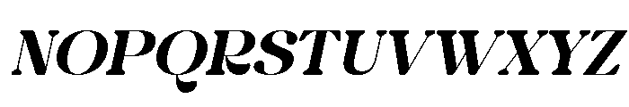 Celia Savora Italic Font UPPERCASE