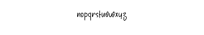 Celine Dandelion Font LOWERCASE