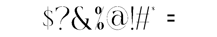 Celion Font OTHER CHARS