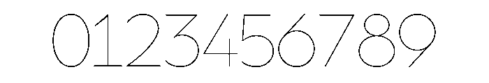 Celostine Thin Font OTHER CHARS