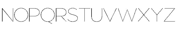 Celostine Thin Font LOWERCASE