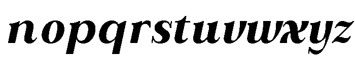 Celtasy Solaria Black Italic Font LOWERCASE