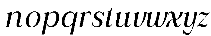 Celtasy Solaria Italic Font LOWERCASE