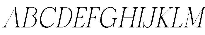 Celtasy Solaria Thin Italic Font UPPERCASE