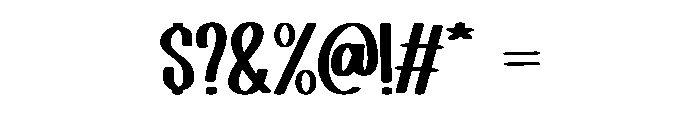 Celtic Cross Regular Font OTHER CHARS