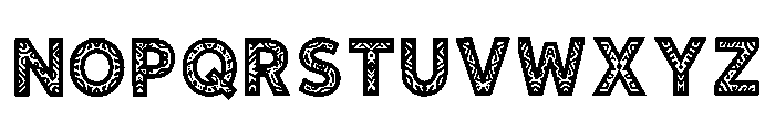 Celtic Regular Font UPPERCASE