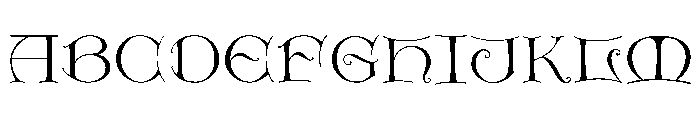 CelticFinery Font UPPERCASE