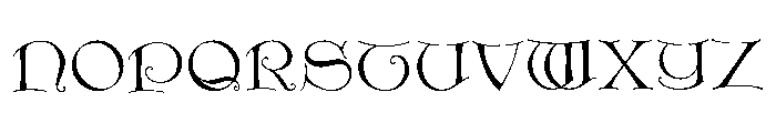CelticFinery Font UPPERCASE