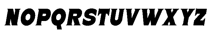 Celvor Edition Black Italic Font UPPERCASE