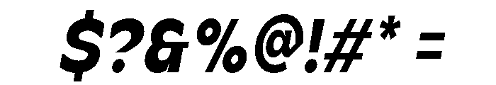 Celvor Edition Bold Italic Font OTHER CHARS