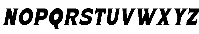 Celvor Edition Bold Italic Font UPPERCASE