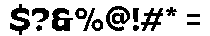 Celvor Edition Bold Font OTHER CHARS