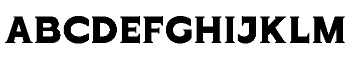 Celvor Edition Bold Font UPPERCASE