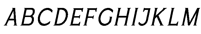 Celvor Edition ExtLt Ita Font UPPERCASE