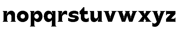 Celvor Edition Extra Bold Font LOWERCASE