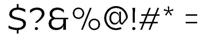 Celvor Edition Extra Light Font OTHER CHARS