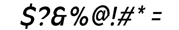 Celvor Edition Italic Font OTHER CHARS