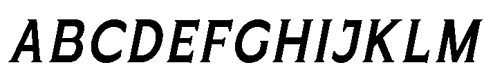 Celvor Edition Italic Font UPPERCASE