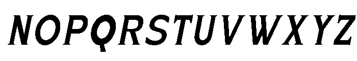 Celvor Edition Italic Font UPPERCASE