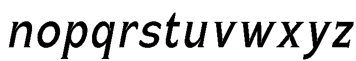 Celvor Edition Italic Font LOWERCASE
