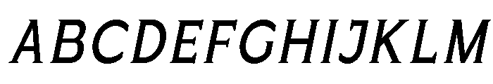 Celvor Edition Light Italic Font UPPERCASE