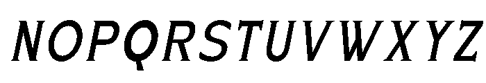Celvor Edition Light Italic Font UPPERCASE