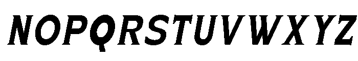 Celvor Edition Medium Italic Font UPPERCASE