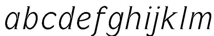 Celvor Edition Thin Italic FONT