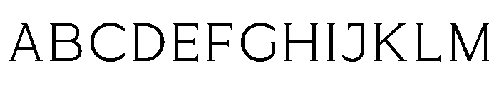 Celvor Edition Thin Font UPPERCASE
