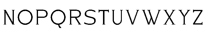 Celvor Edition Thin Font UPPERCASE