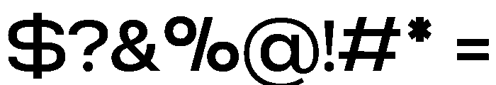 Cendrick Node Extended Font OTHER CHARS