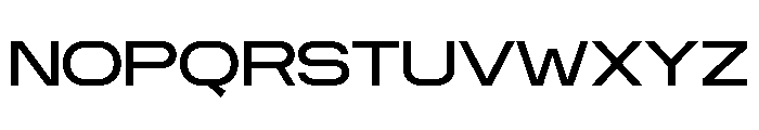 Cendrick Node Extended Font UPPERCASE