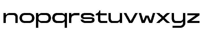 Cendrick Node Extended Font LOWERCASE