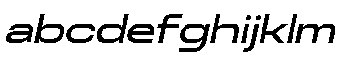 Cendrick Node Italic Extended FONT