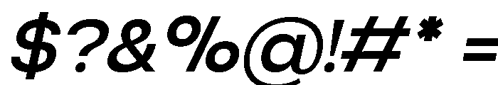 Cendrick Node Italic Font OTHER CHARS