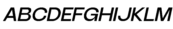 Cendrick Node Italic Font UPPERCASE