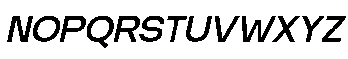 Cendrick Node Italic Font UPPERCASE