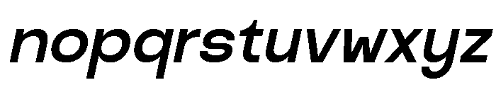 Cendrick Node Italic Font LOWERCASE
